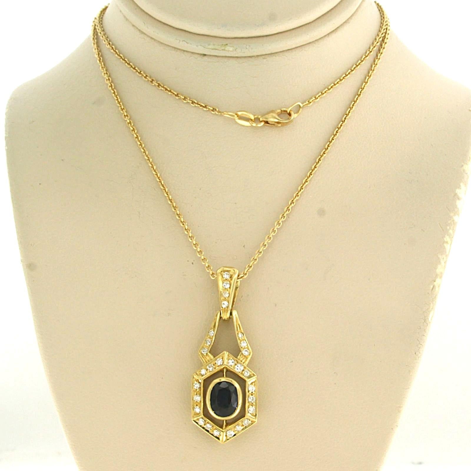 Collana e ciondolo in oro giallo 18 ct con zaffiro da 0,70 ct e diamante taglio singolo da 0,24 ct. 0,70ct e diamante taglio singolo 0,24ct - F/G - VS/SI - lunghezza 50 cm

Descrizione dettagliata

la lunghezza della collana è di 50 cm di lunghezza