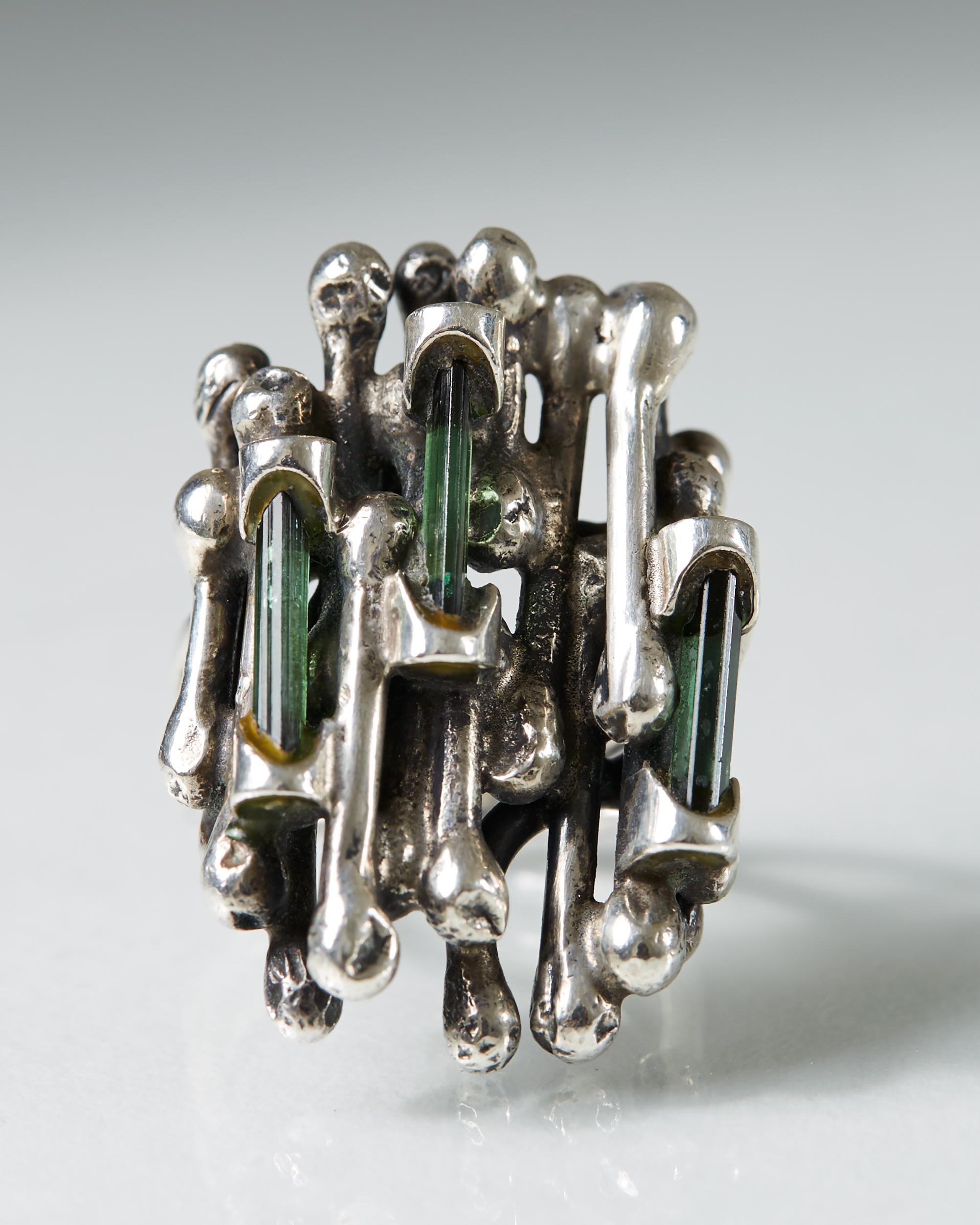 Necklace and Ring Designed by Flemming Knudsen, Denmark, 1970 For Sale 1
