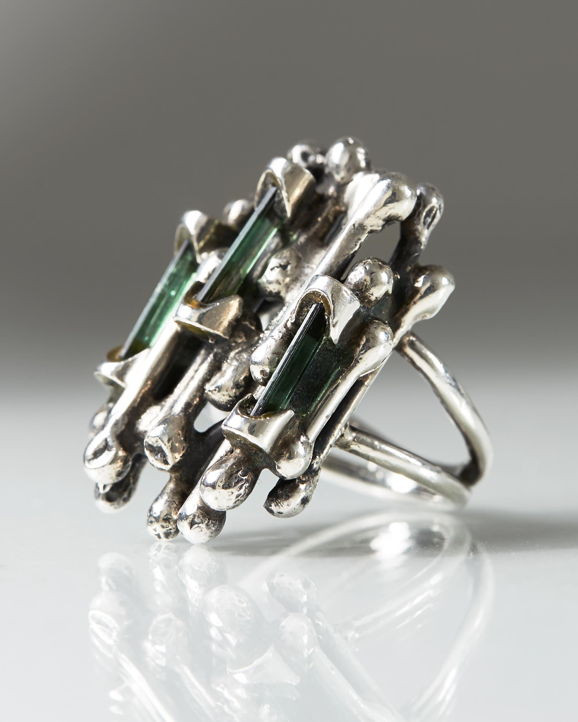 Necklace and Ring Designed by Flemming Knudsen, Denmark, 1970 For Sale 1