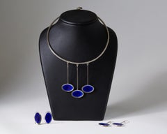 Necklace and Two Pairs of Earrings Designed by Gine Sommerfeldt for J. Tostrup