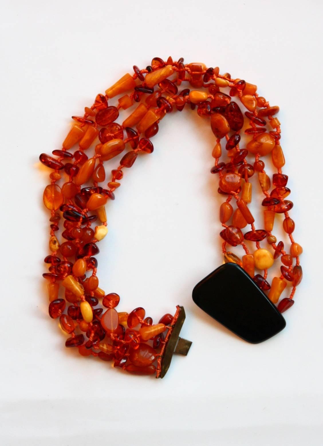 collana ambra russa
