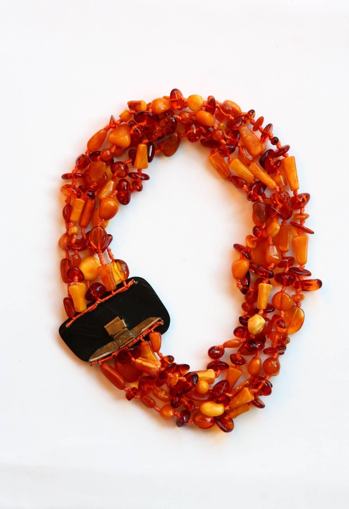 russian amber necklace