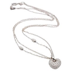 Halskette ARIAN PARIS aus Weißgold und Diamanten