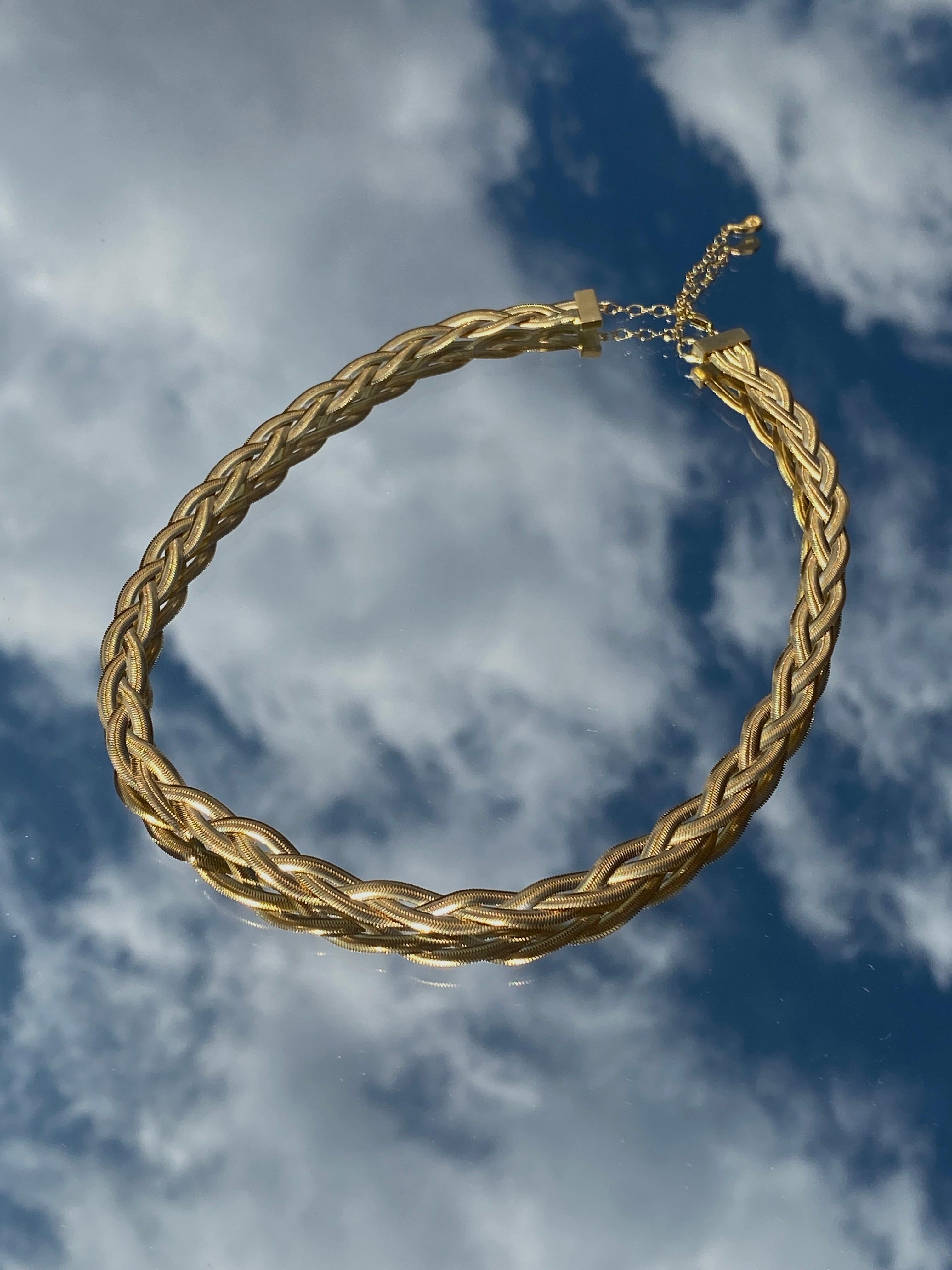 braid gold chain