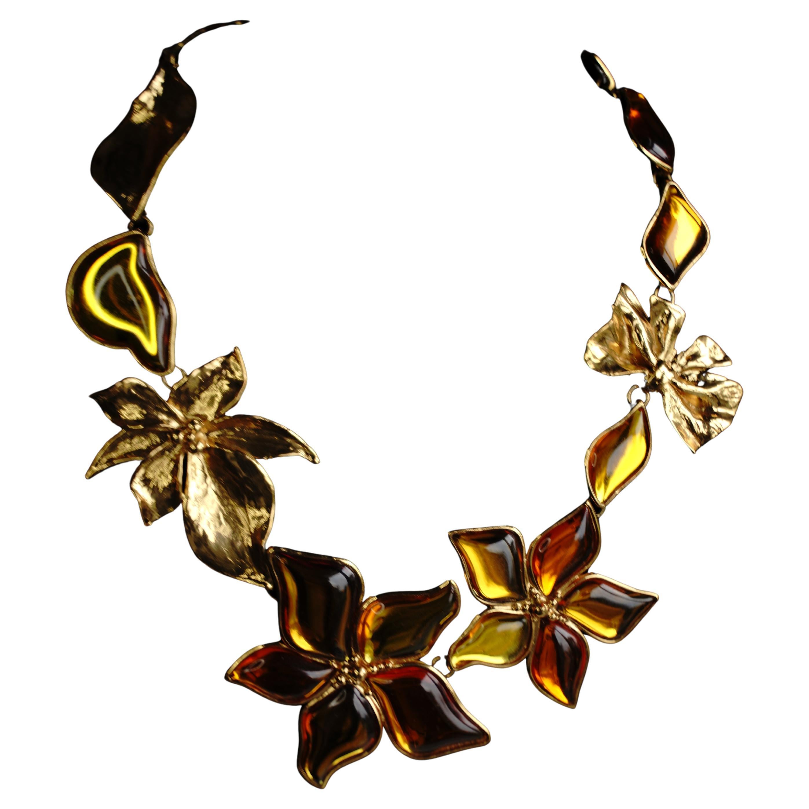 Necklace by Jean-Louis Scherrer — Sculptural Elegance of Haute Couture For Sale
