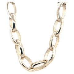Chaîne collier en argent massif Ogive 925