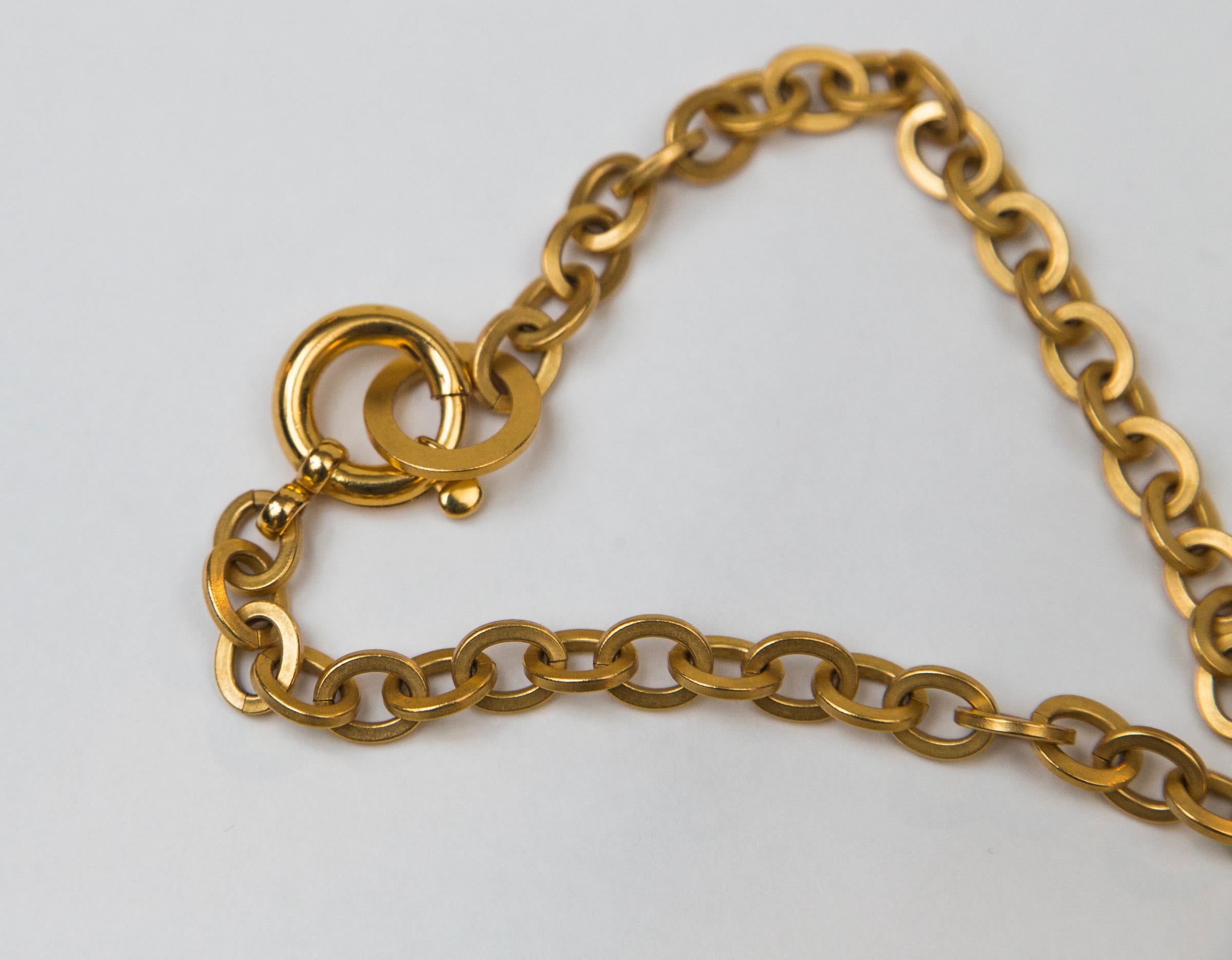 Necklace Chanel CC Large Heart Shape Mirror 5