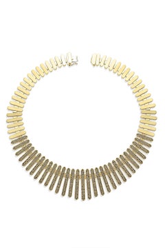 Collana in oro giallo con diamanti bianchi e neri - collezione MOONLIGHT*