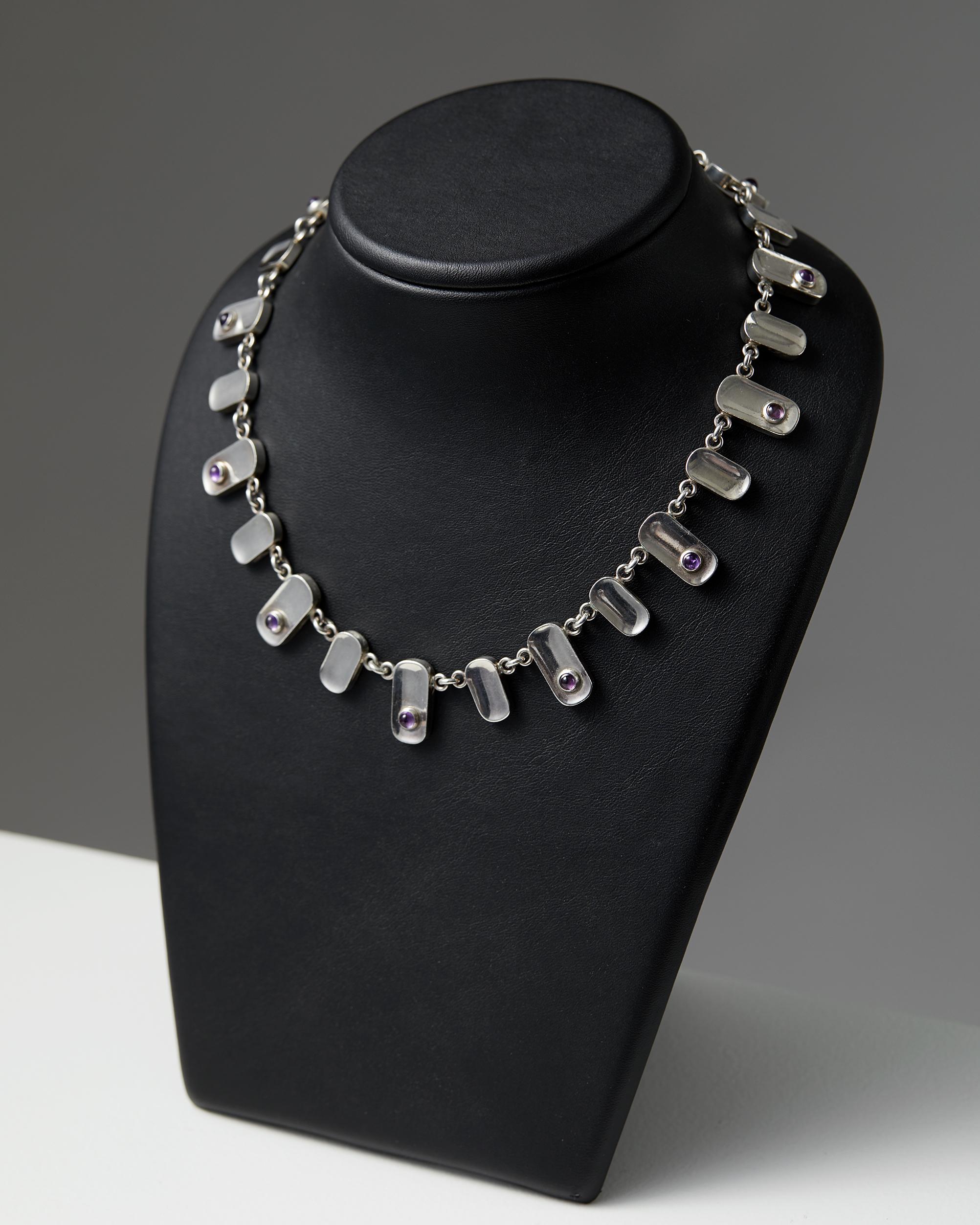 Modern Necklace, Designed by Aarvo Saarela, Finland, 1965