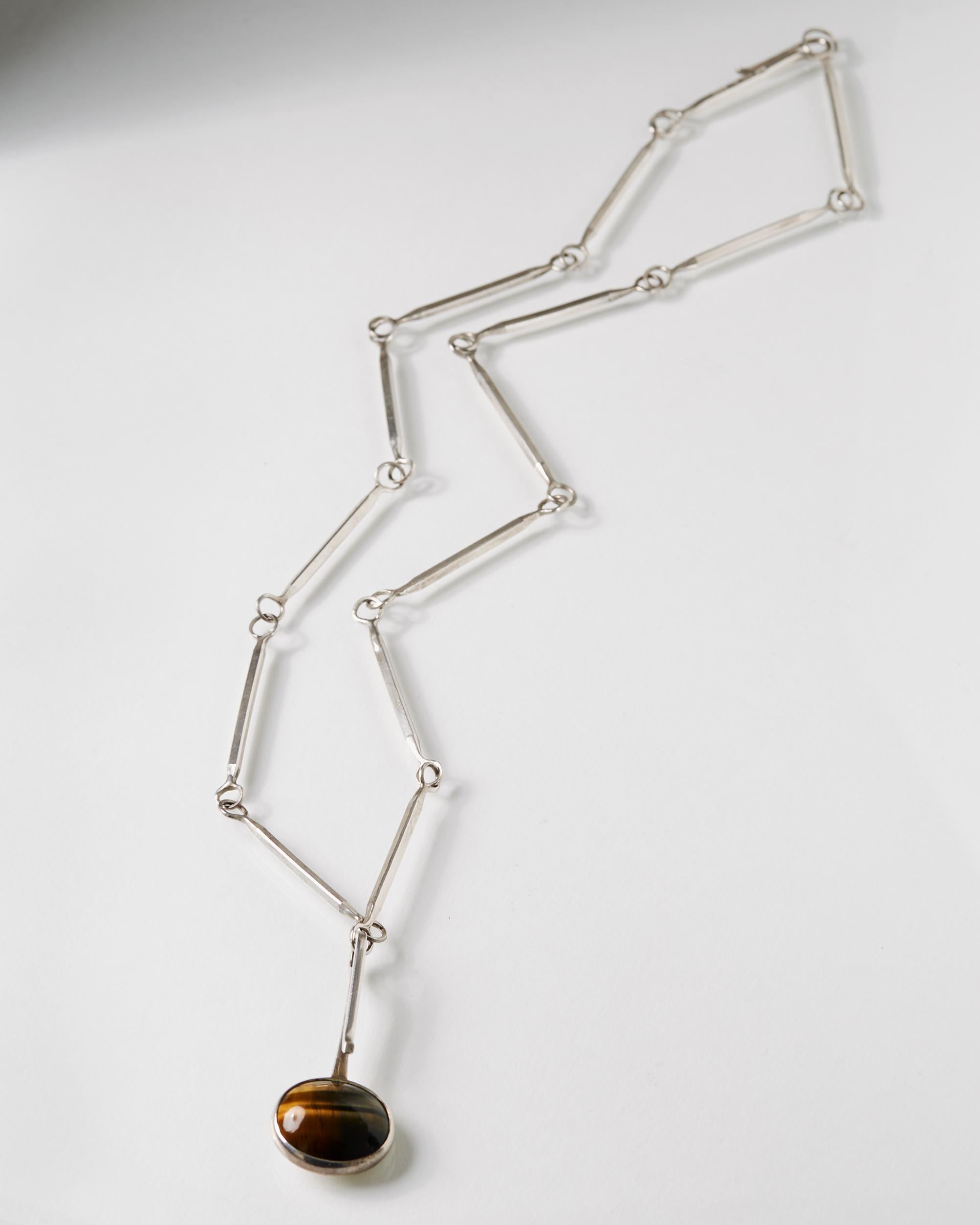 Women's or Men's Necklace Designed by Bengt Liljedahl, Sweden, 1960s For Sale