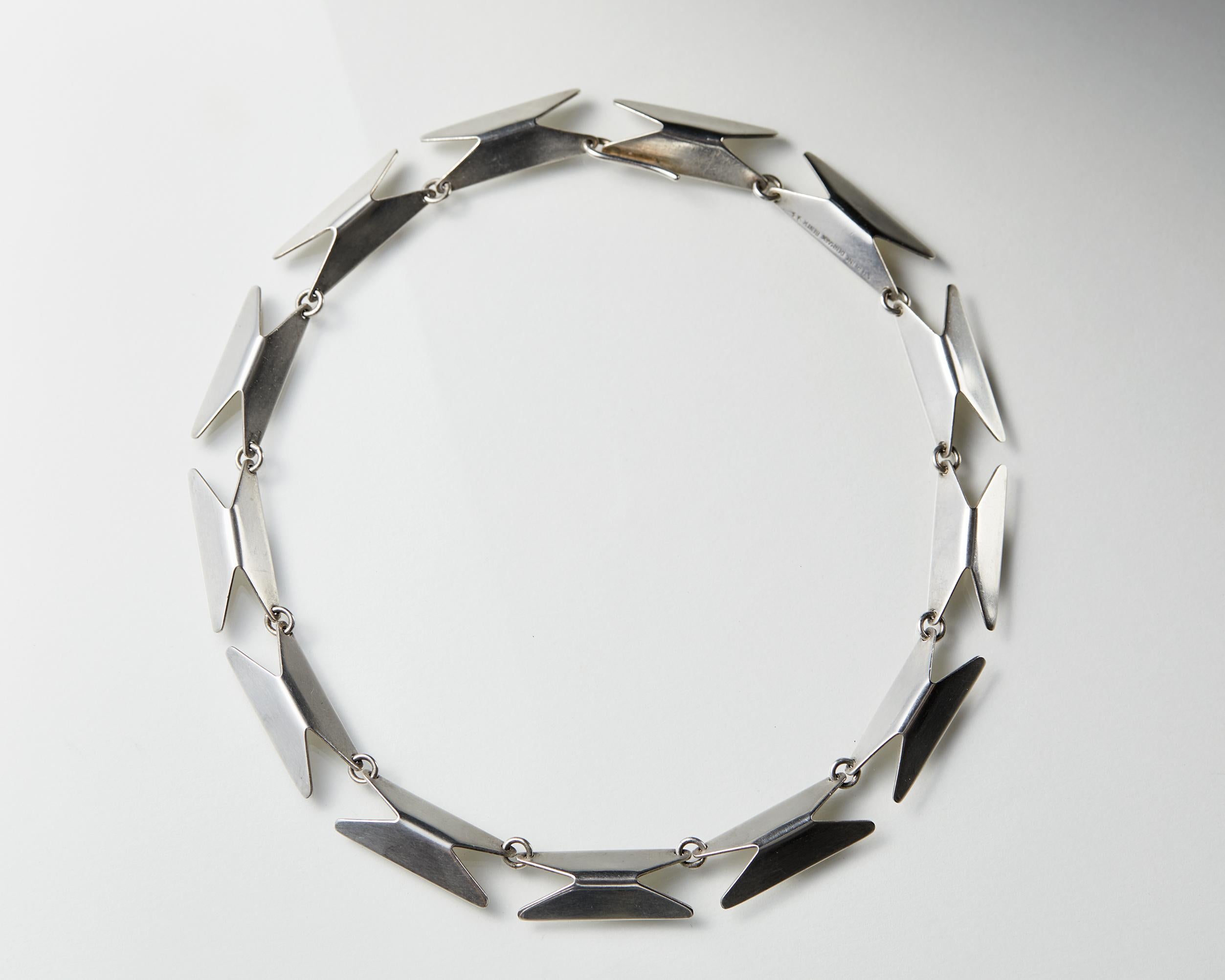 Modern Necklace Designed by Bent Knudsen, Denmark, 1960s