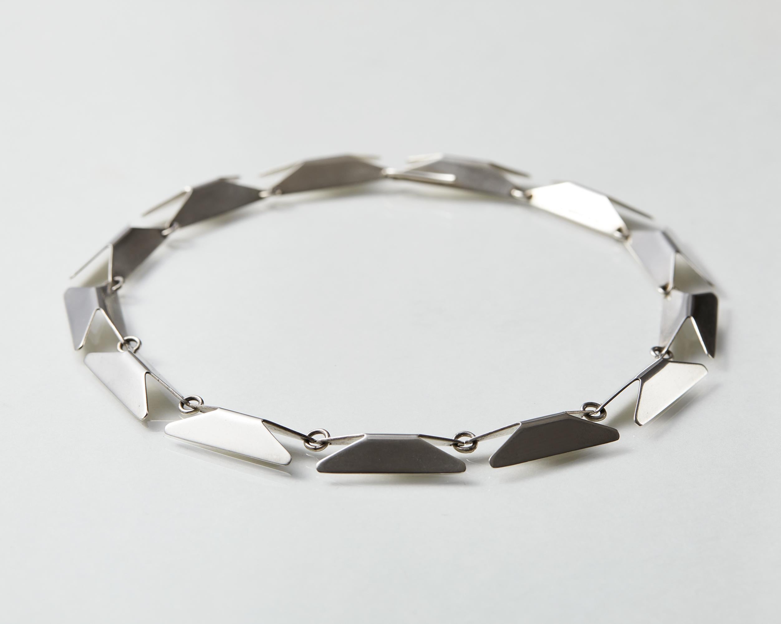 Necklace Designed by Bent Knudsen, Denmark, 1960s In Good Condition For Sale In Stockholm, SE