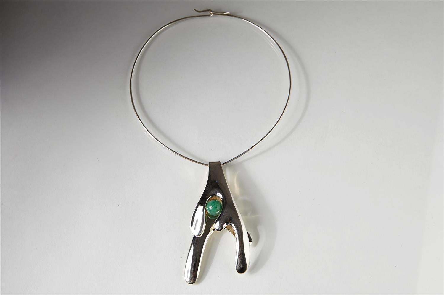 Women's or Men's Necklace Designed by Elis Kauppi, Finland, 1970s