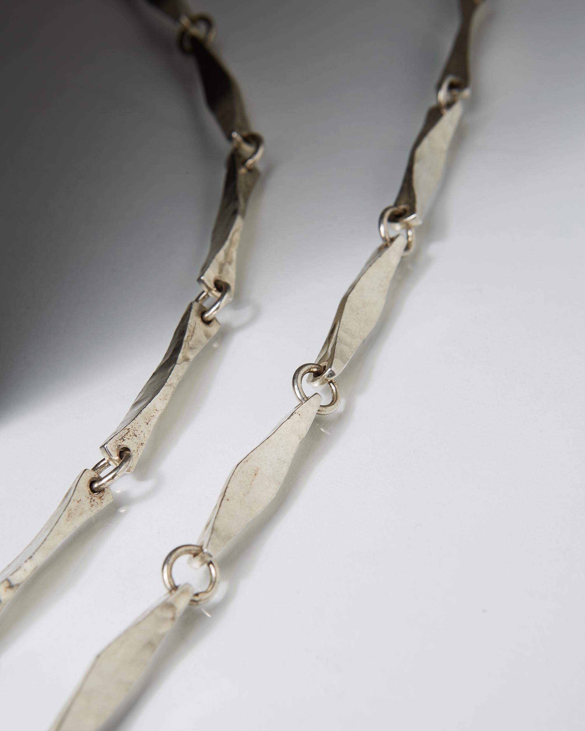 Modern Necklace Designed by Rey Urban, Sweden, 1960s For Sale