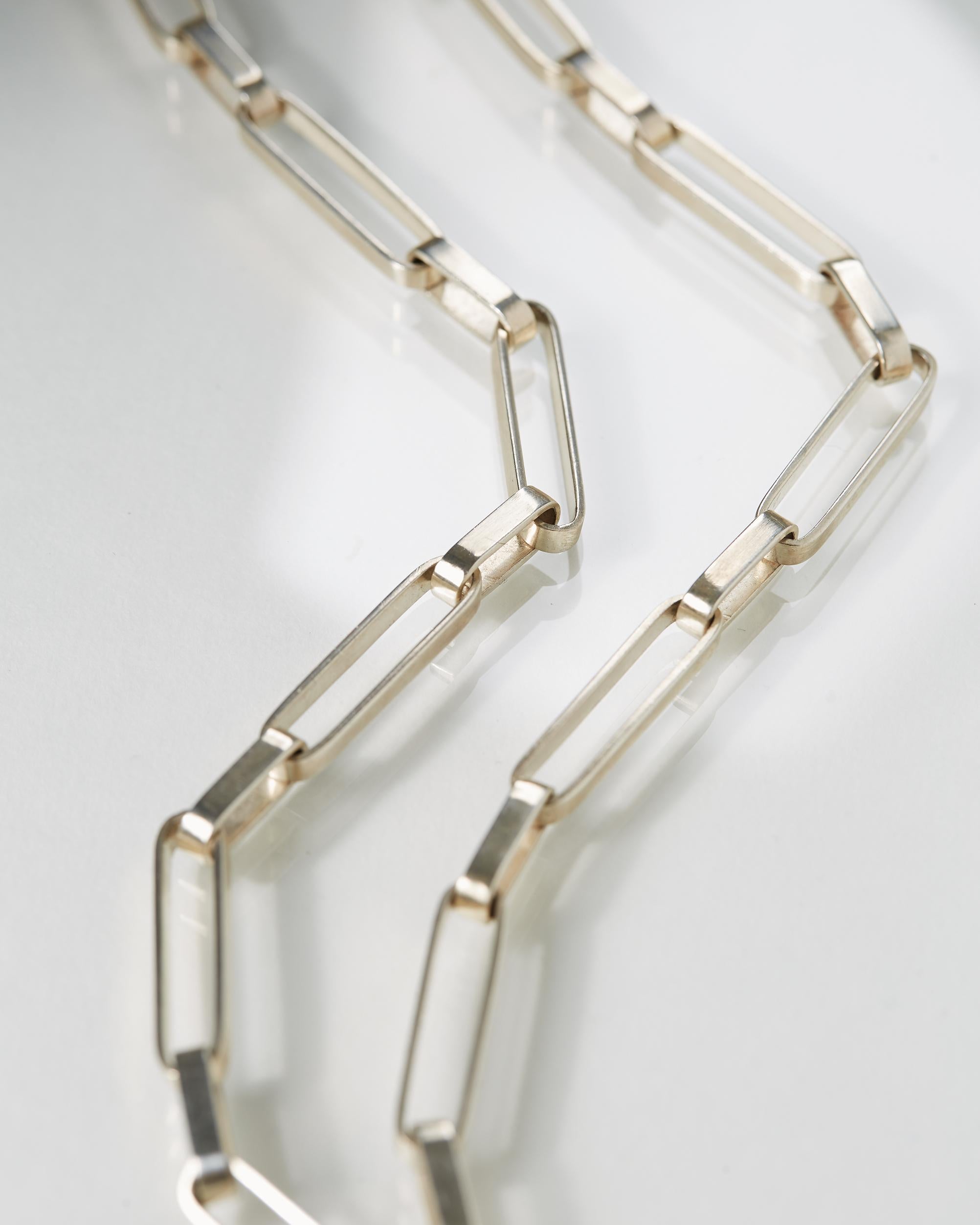 Modern Necklace Designed by Sigurd Persson, Sweden, 1960s For Sale