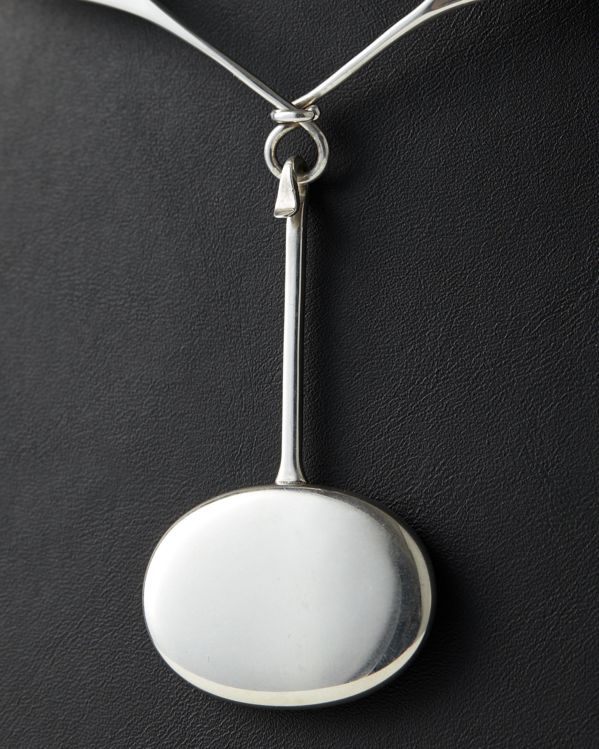 Women's or Men's Necklace Designed by Torun Bülow-Hübe for Georg Jensen, Denmark, 1950s