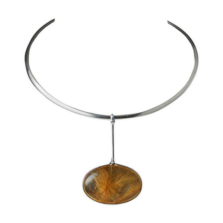 Necklace Designed by Torun Bülow-Hübe for Georg Jensen, Denmark, 1950s For Sale