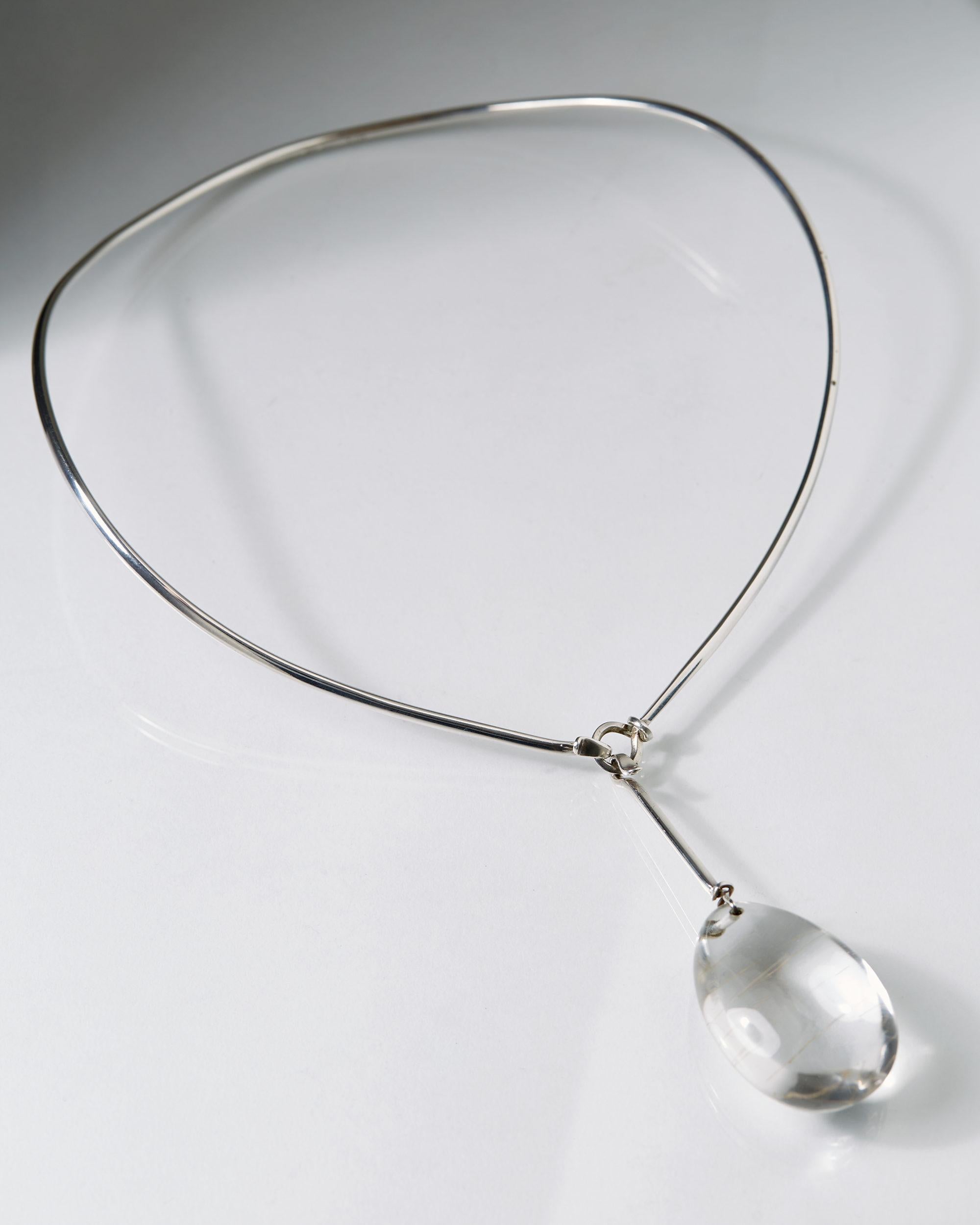 Modern Necklace Designed by Torun Bülow-Hübe for Georg Jensen, Denmark, 1960s For Sale