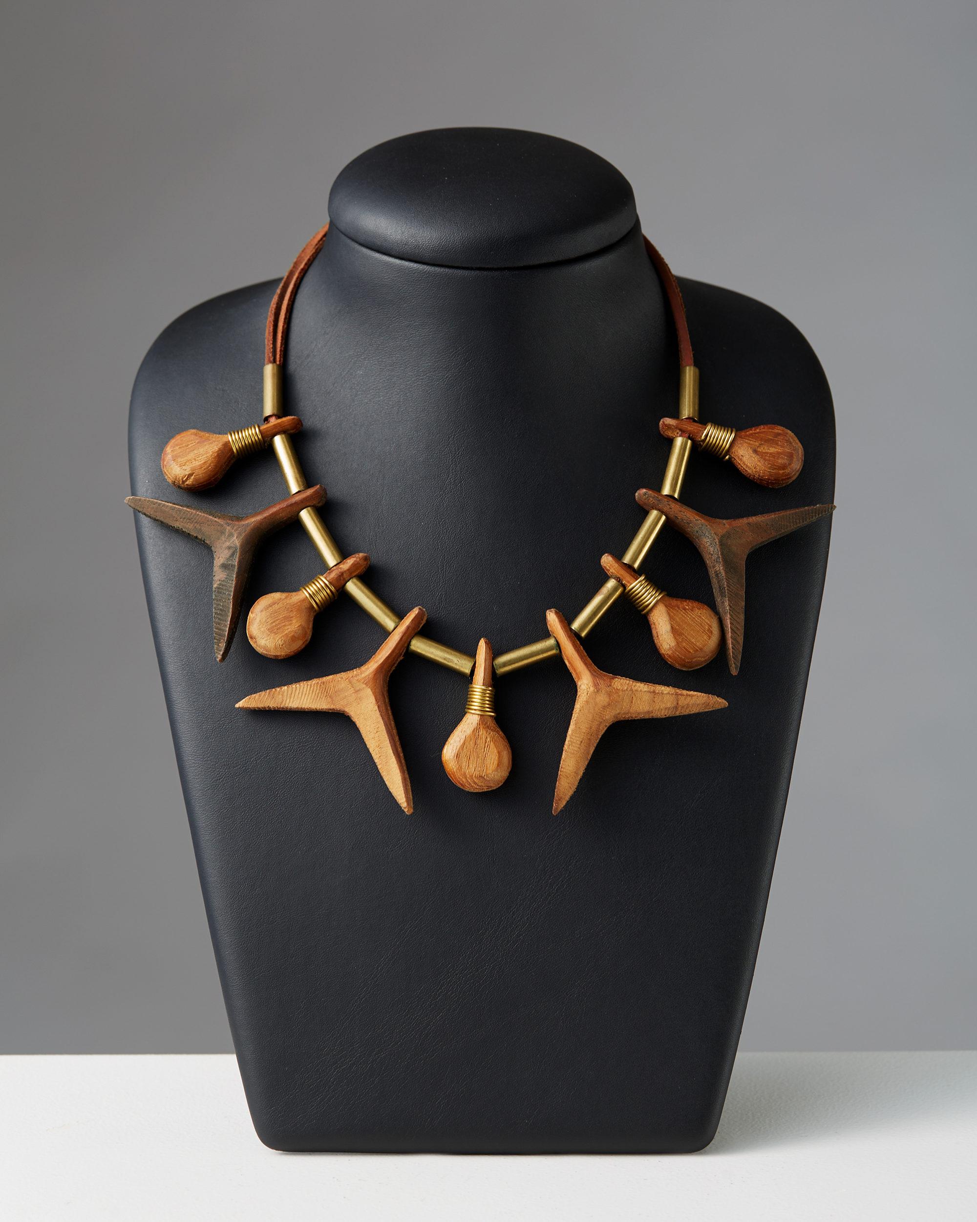 Scandinavian Modern Necklace Designed by Torun Bülow-Hübe, Sweden, 1948