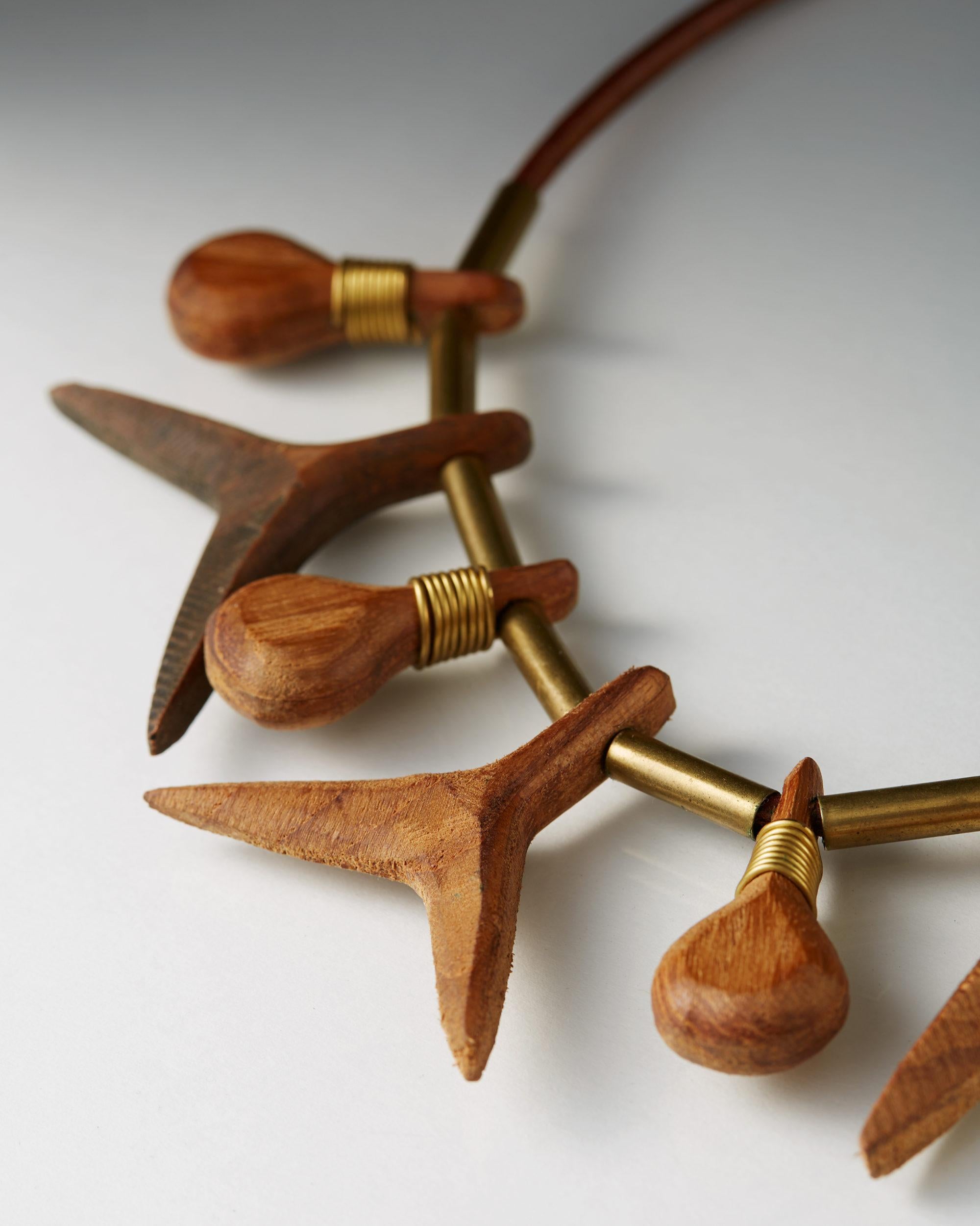 Mid-20th Century Necklace Designed by Torun Bülow-Hübe, Sweden, 1948