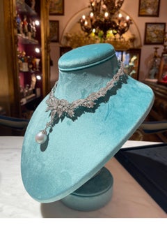 Necklace Diamonds and Australian Pearl