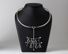 Necklace 'Drops' Designed by Torun Bülow-Hübe for Georg Jensen, Denmark, 1960s