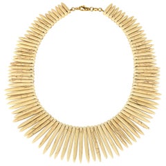 Collana Druzy in oro 9 carati Avoriolina