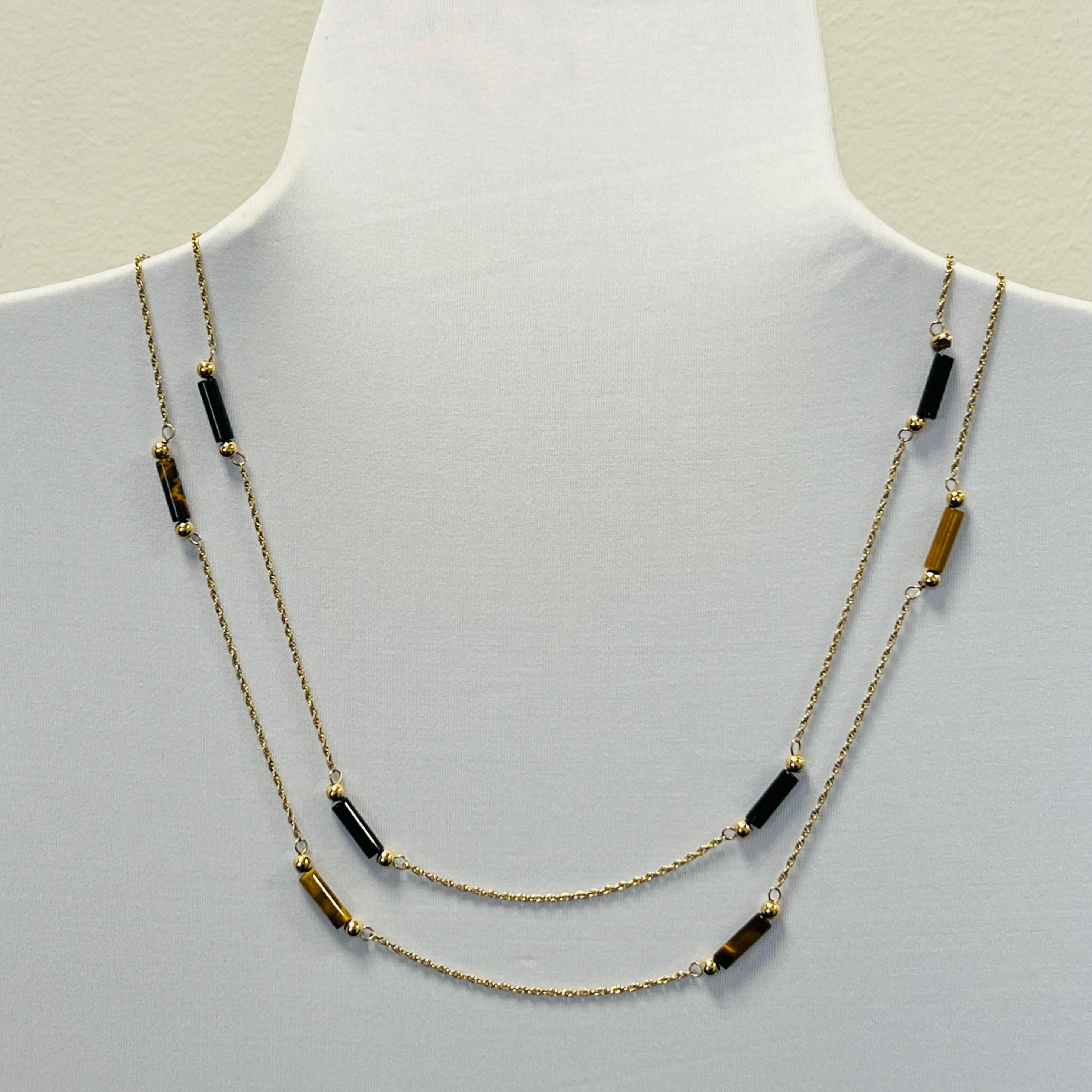 Collana in oro giallo 14K In condizioni Nuovo in vendita a Los Angeles, CA
