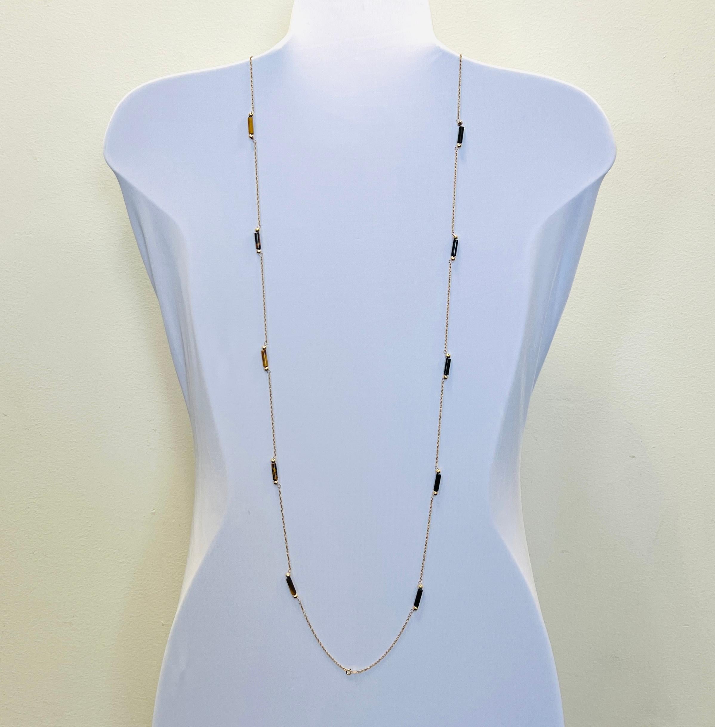 da uomo o donna Collana in oro giallo 14K in vendita