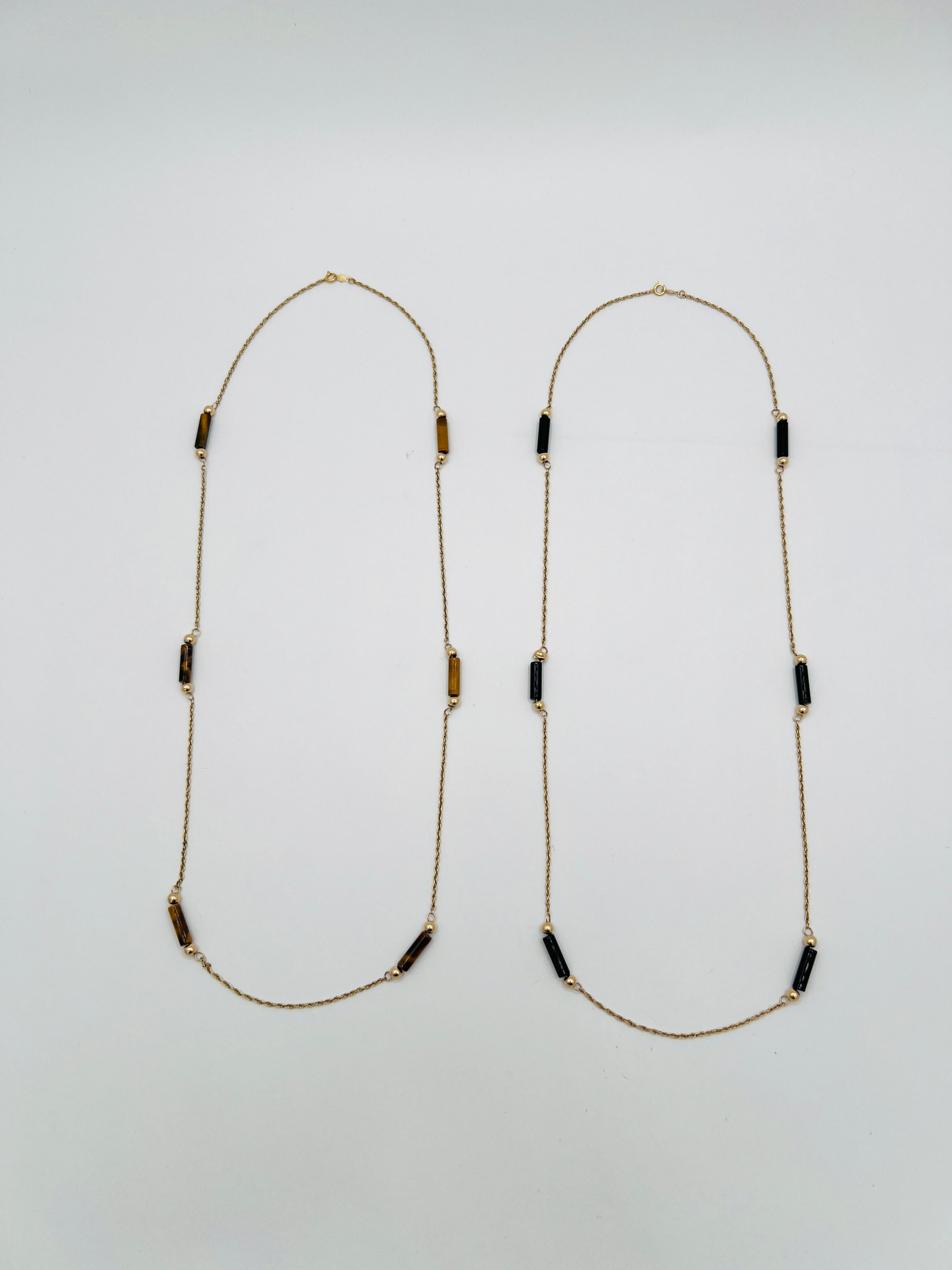 Collana in oro giallo 14K in vendita 2