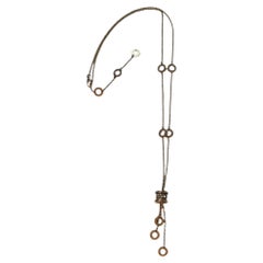Necklace in 14kt Rose Gold with Diamonds - Micheletto