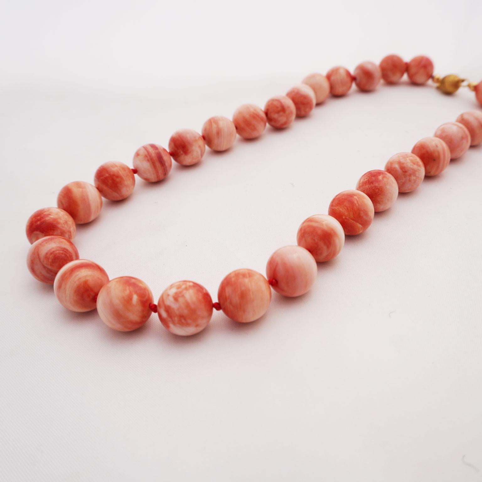 apple coral beads