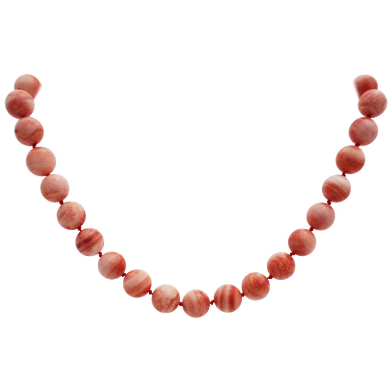 Necklace Made of Apple Coral