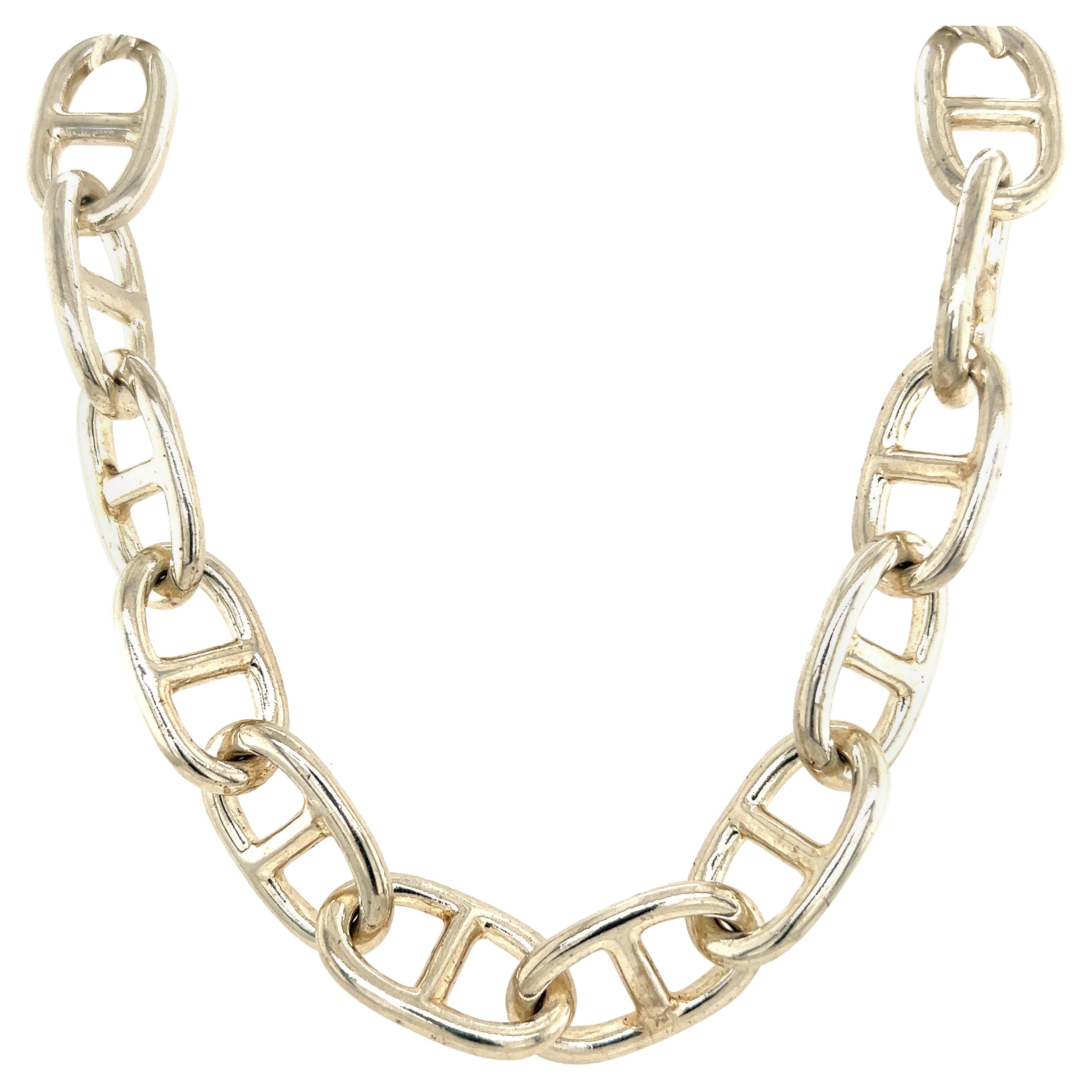 Collar Cadena Marina Plata 925