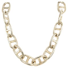 Collar Cadena Marina Plata 925