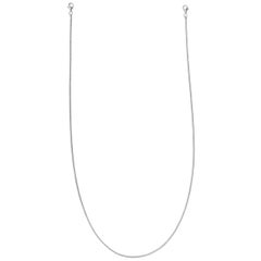 Necklace Mask Strap Minimal Snake Chain 924 Sterling Silver Greek Jewelry