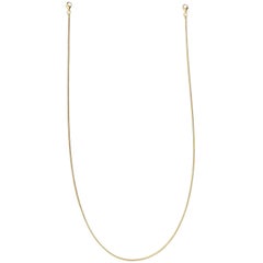 Necklace Mask Strap Silver 18k Gold-Plated Minimal Snake Chain Greek Jewelry