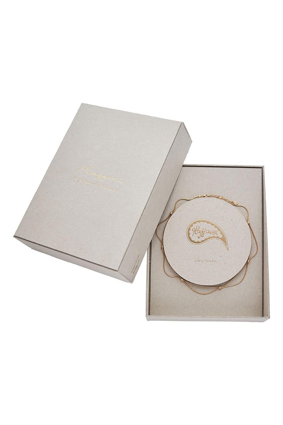 Necklace Minimal Short Movement Snake Chain 18K Gold-Plated Silver Greek Jewelry In New Condition For Sale In Athens, GR