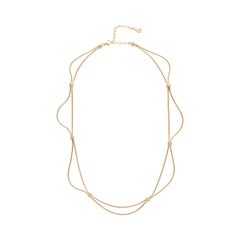 Necklace Minimal Short Movement Snake Chain 18K Gold-Plated Silver Greek Jewelry