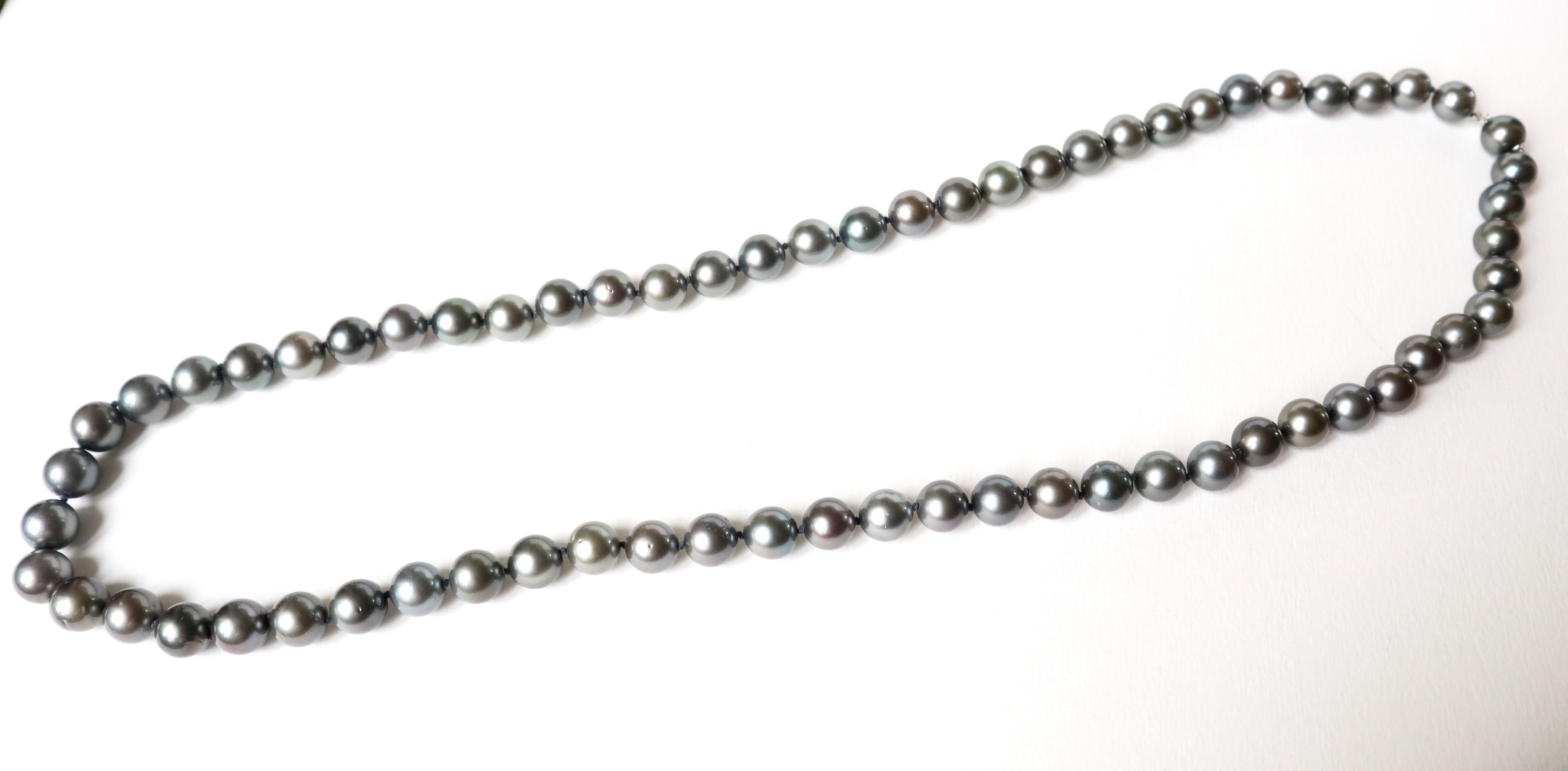 grey pearl beads