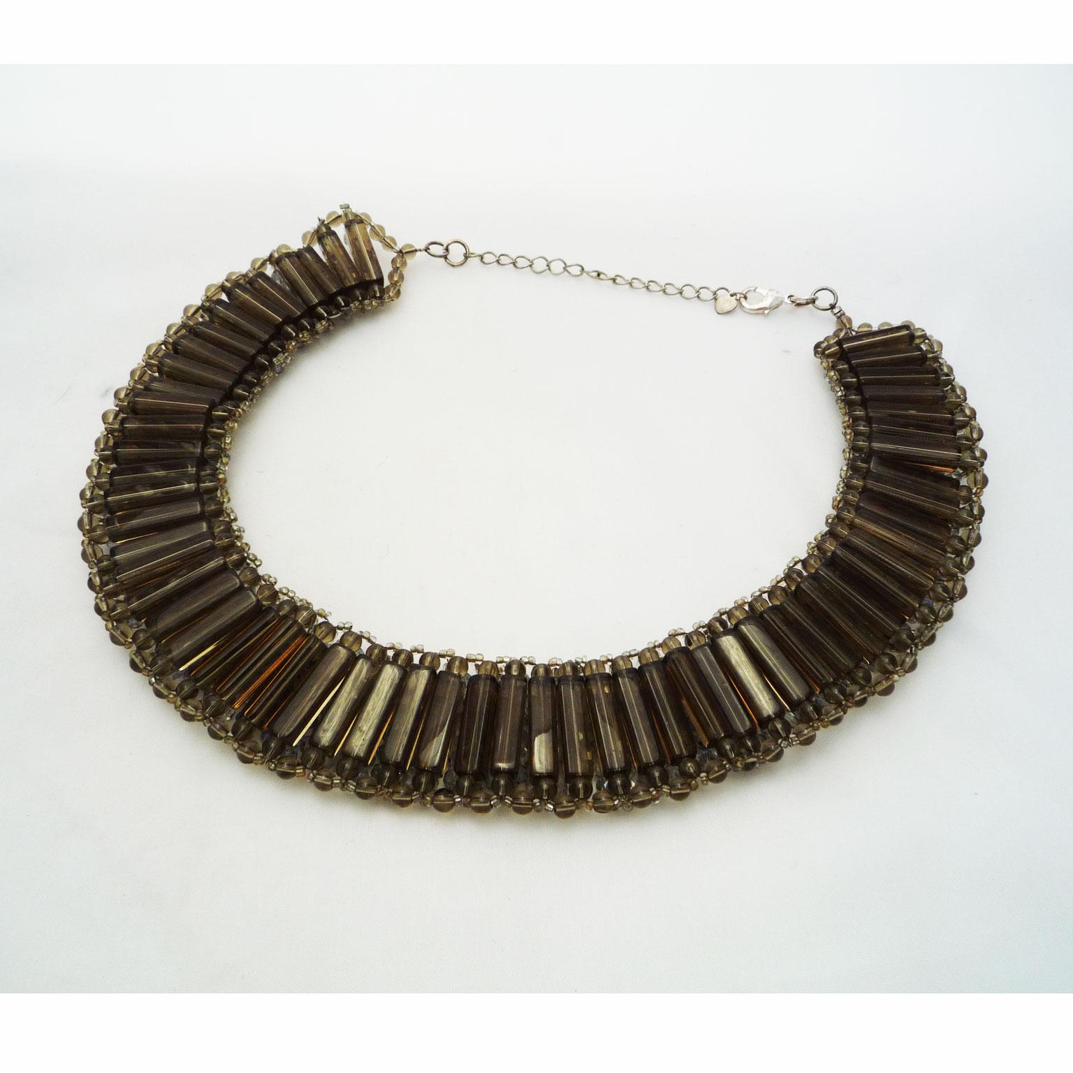 Halskette oder Kropfband aus Svarowsky-Steinen Damen im Angebot