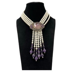Necklace Philippe Ferrandis freshwater pearls