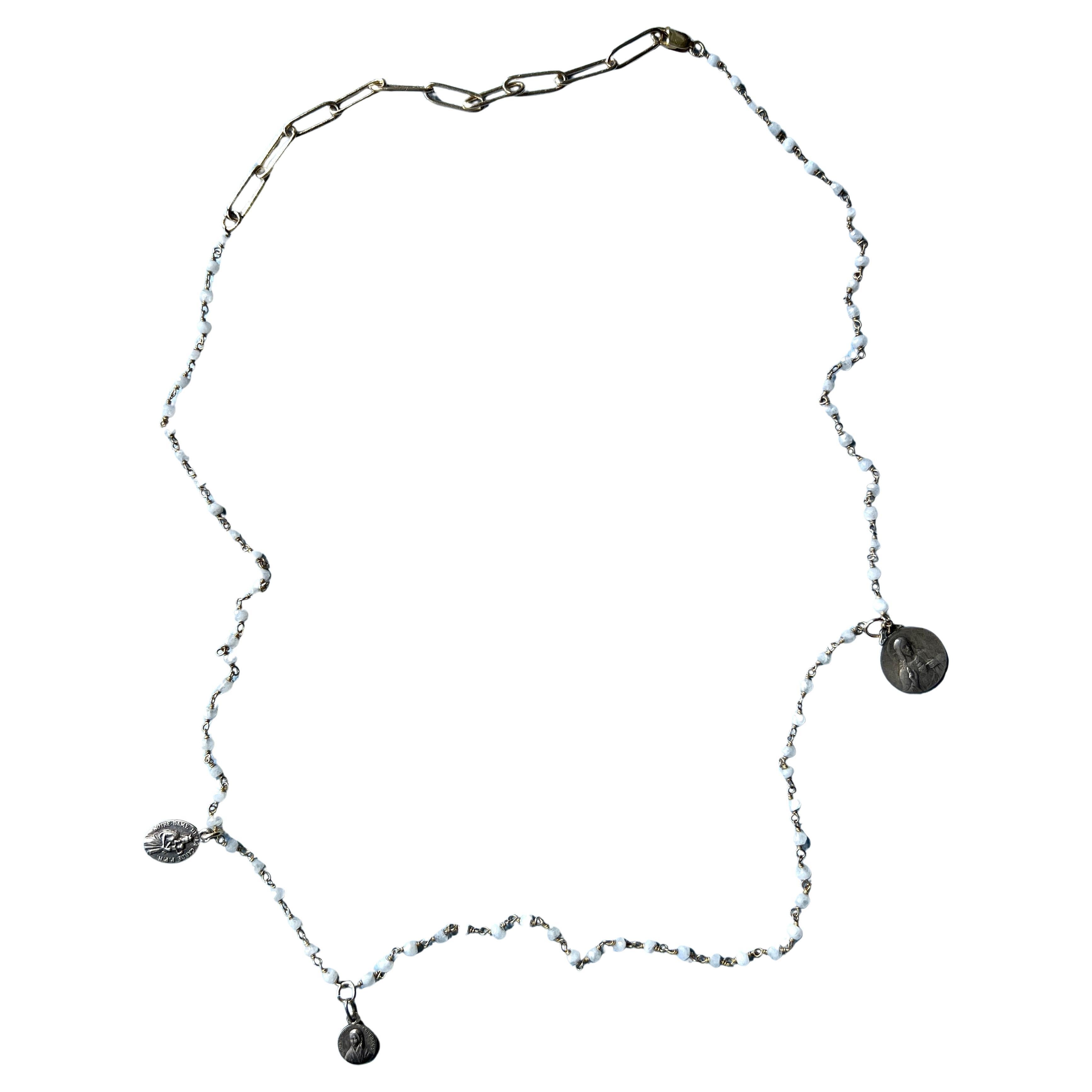 Necklace Rosario French Virgin Mary Medals
