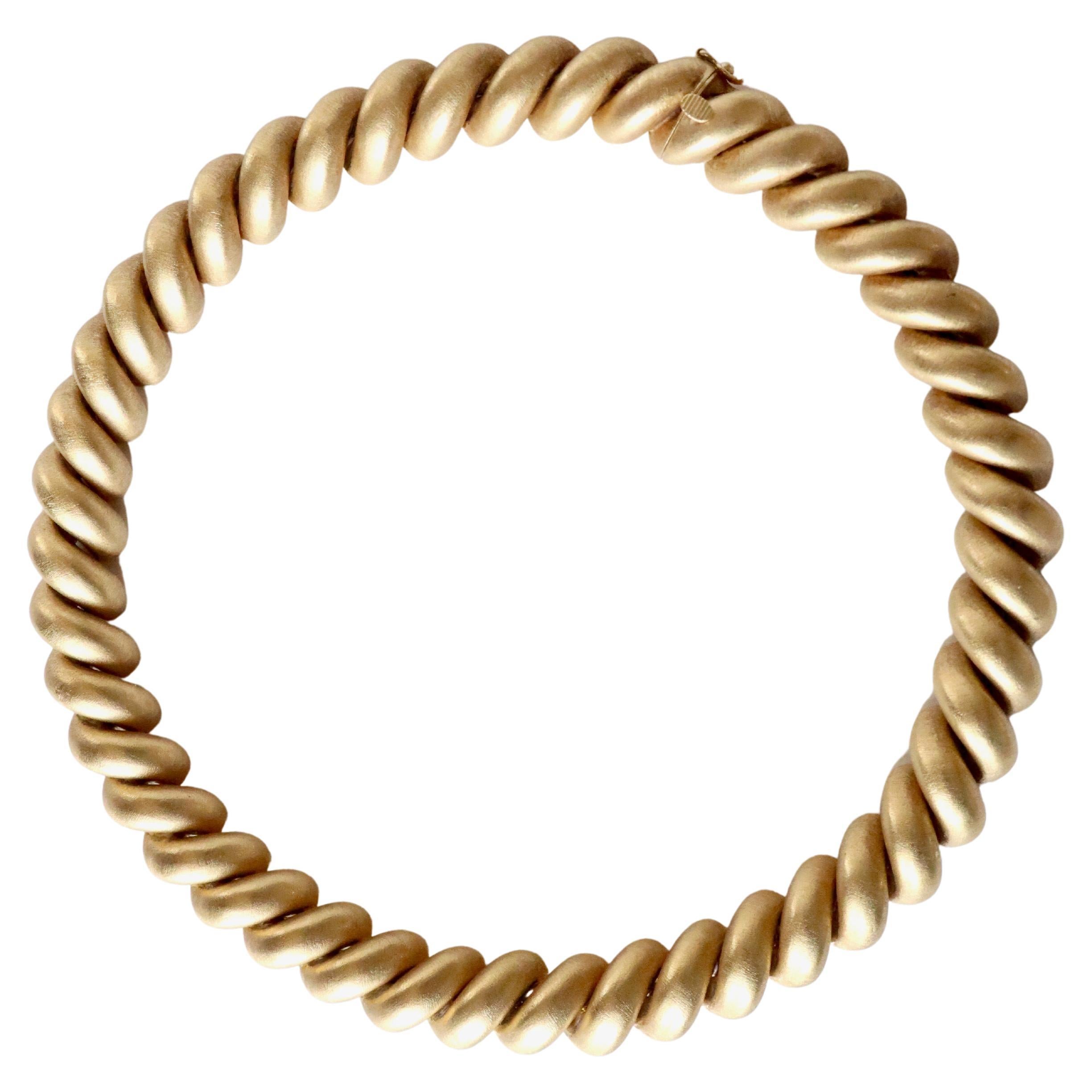 Necklace San Marco Mesh in 18 Carat Gold