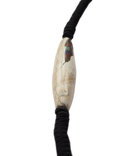 Necklace Shells Jet Coral Turquoise Lapis