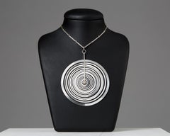 Necklace Silver Moon Designed by Tapio Wirkkala, Finland, 1970s