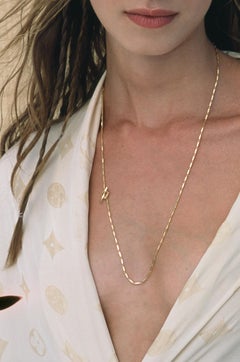 Necklace Smart Chain Sterling Silver Gold-Plated Simple Greek