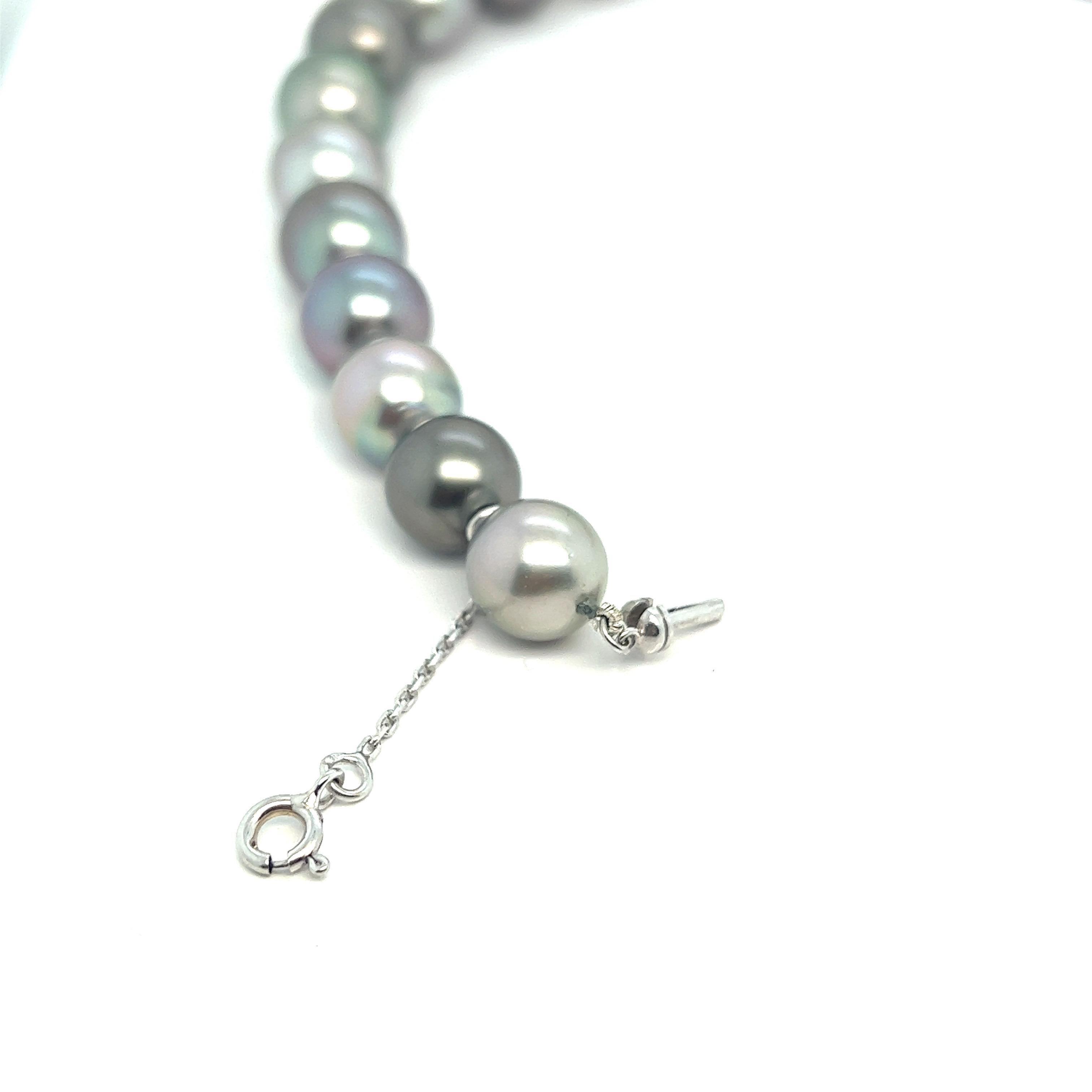 Modern Necklace Tahitian Cultured Pearl For Sale