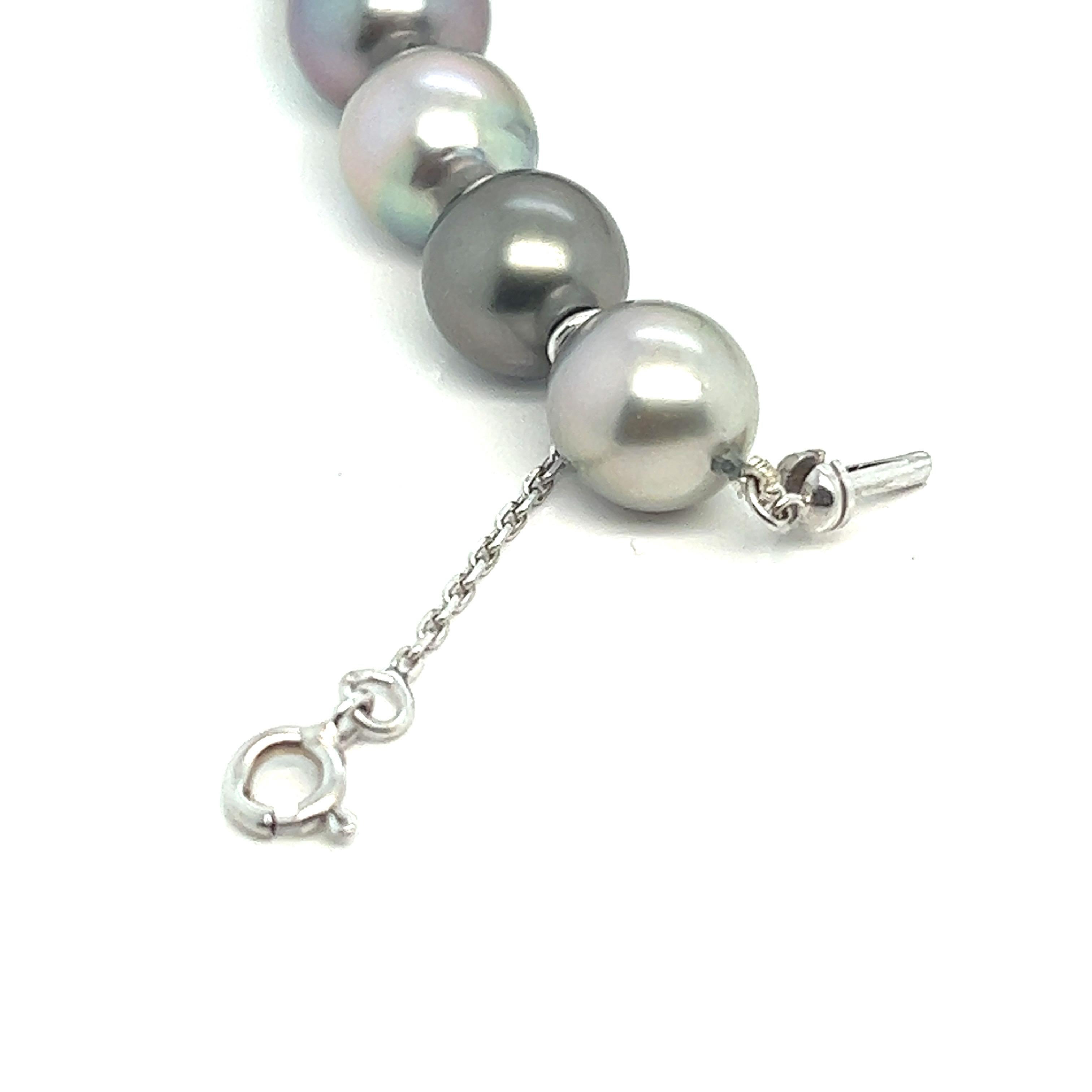 Necklace Tahitian Cultured Pearl In Excellent Condition For Sale In Vannes, FR