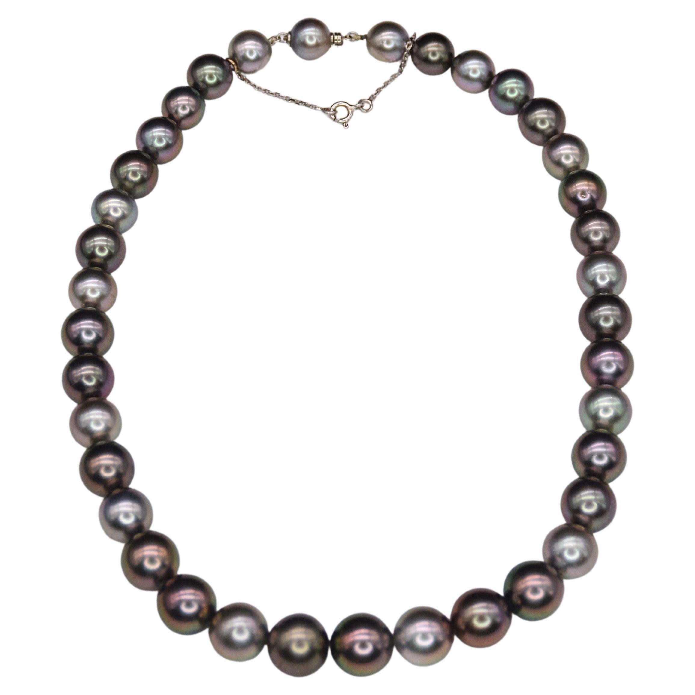 Tahitian Cultured Pearl Necklace For Sale at 1stDibs